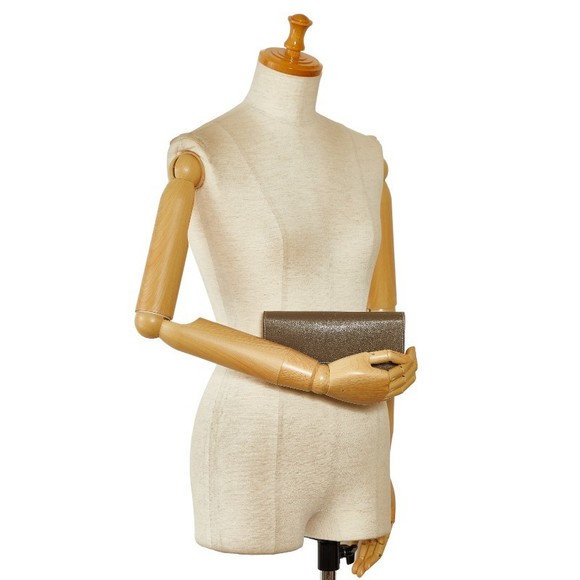 Celine Large Flap Multi-Function Long Wallet Greige Yellow Leather - Picture 12 of 12